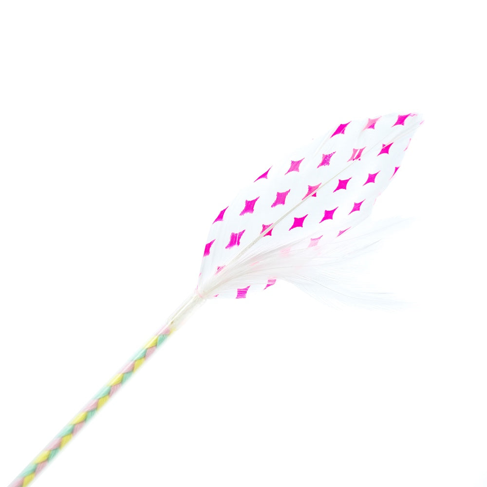 Meow Scratch PigeO Teaser Wand Cat Toy