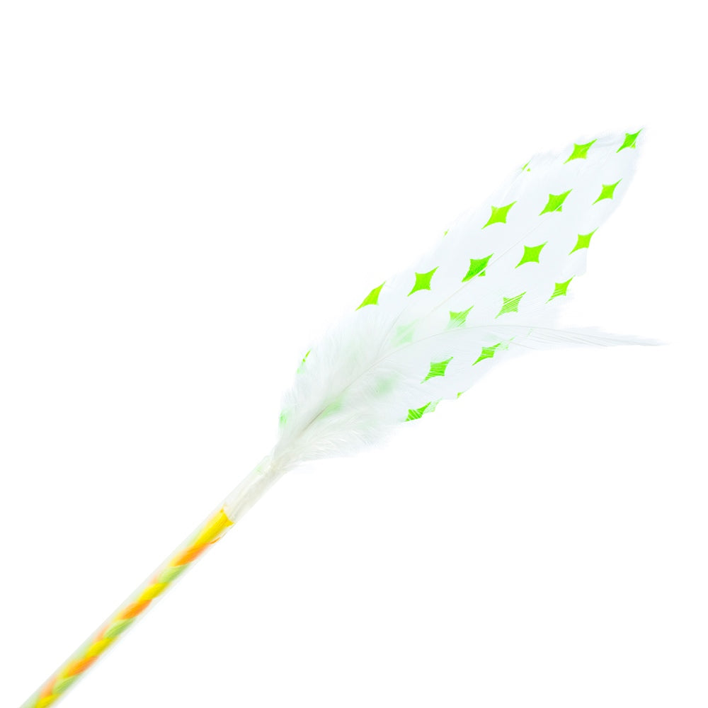 Meow Scratch PigeO Teaser Wand Cat Toy