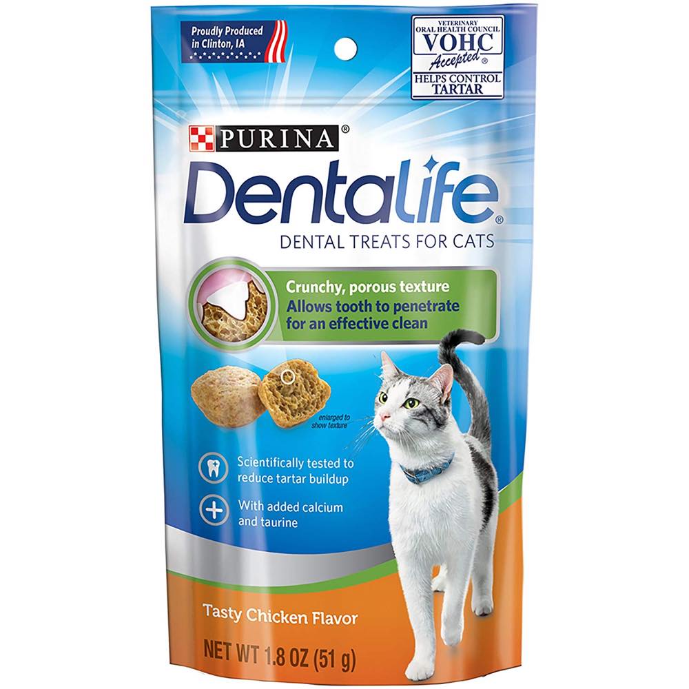 Dentalife Tasty Chicken Dental Cat Treats 1.8oz (51g)