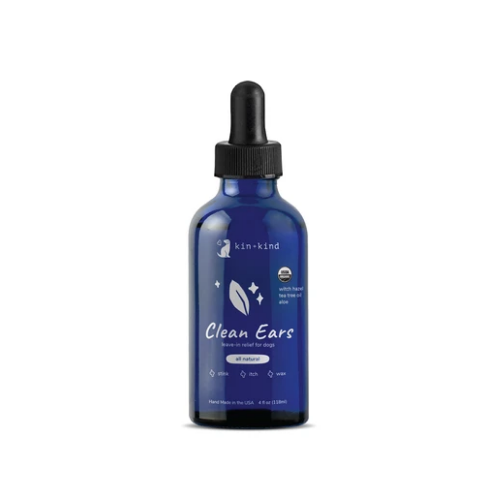 10% OFF: Kin+Kind Clean Ears Dog Ear Cleaner 118ml
