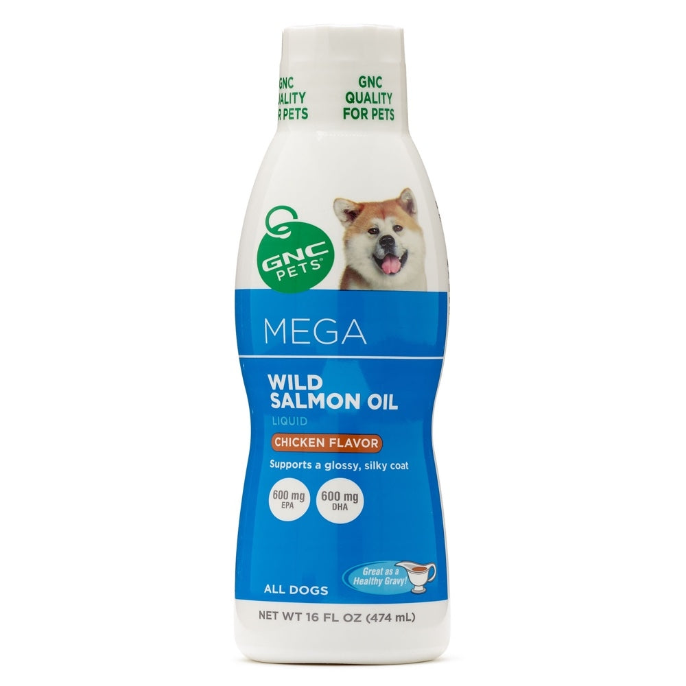 GNC Pets Ultra Mega Wild Salmon Oil Chicken-Flavour Dog Supplement 237ml