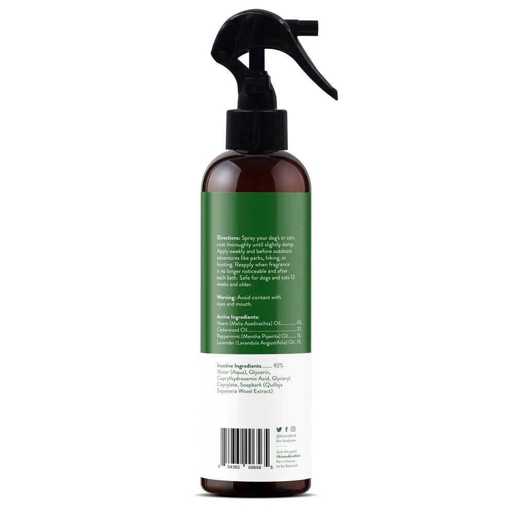 10% OFF: Kin+Kind Flea & Tick Protect Dog Spray (Lavender Scented) 12oz