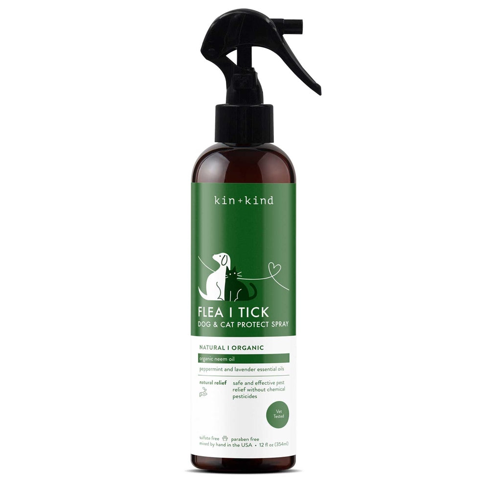 10% OFF: Kin+Kind Flea & Tick Protect Dog Spray (Lavender Scented) 12oz