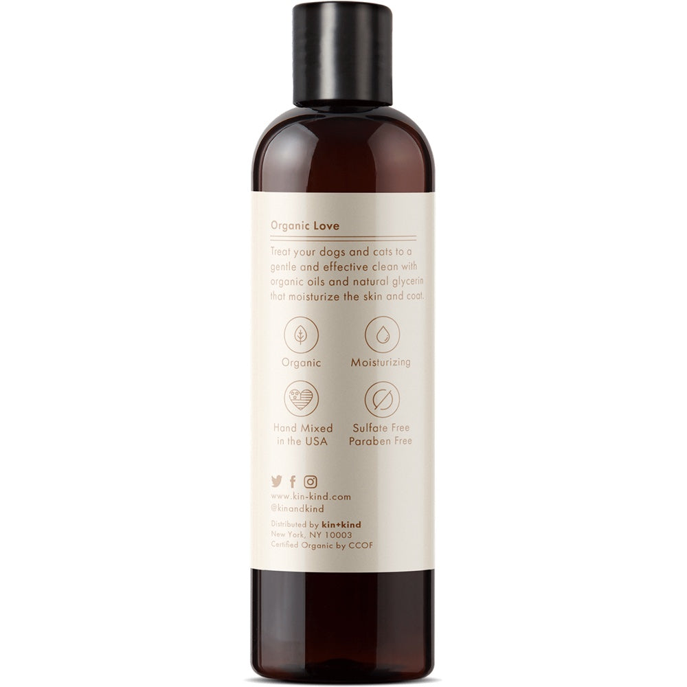 Kin+Kind KIN ORGANICS Unscented Oatmeal Moisturizing Dog & Cat Shampoo 12oz