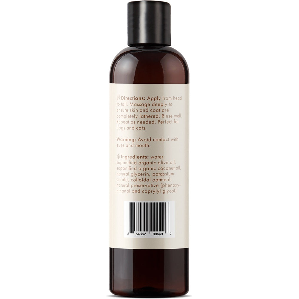 Kin+Kind KIN ORGANICS Unscented Oatmeal Moisturizing Dog & Cat Shampoo 12oz