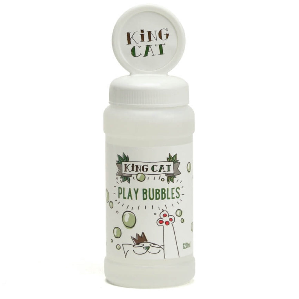 King Catnip Play Bubbles Cat Toy 120ml