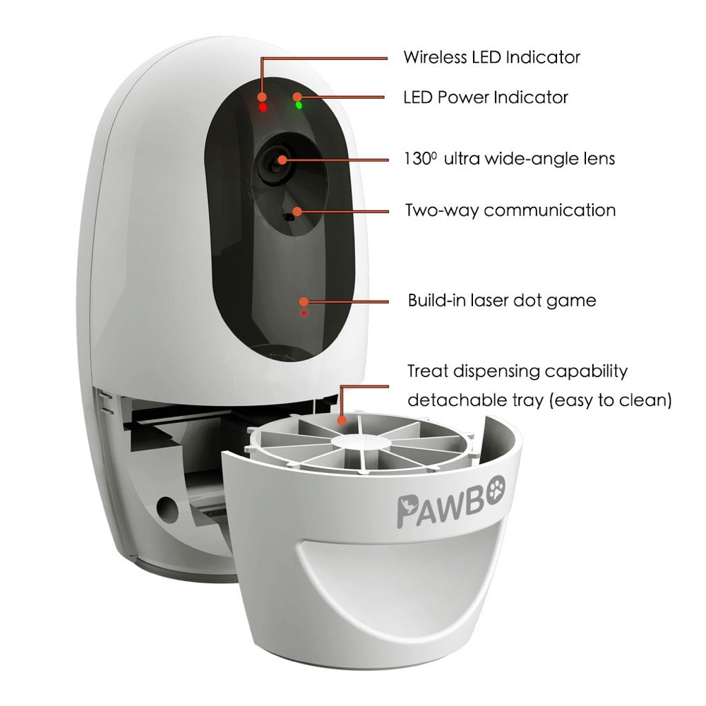 Pawbo+ Wireless Interactive Pet Camera