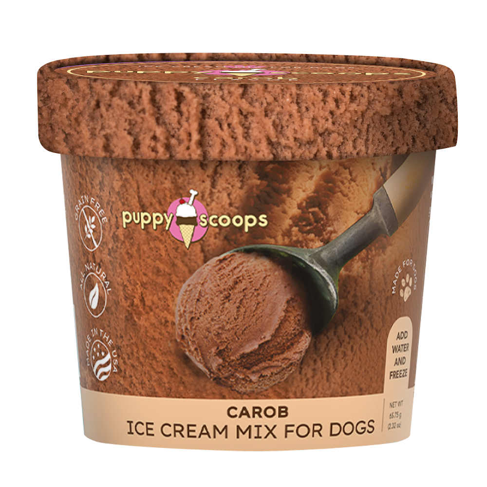 Puppy Scoops Carob Flavour Ice Cream Mix For Dogs