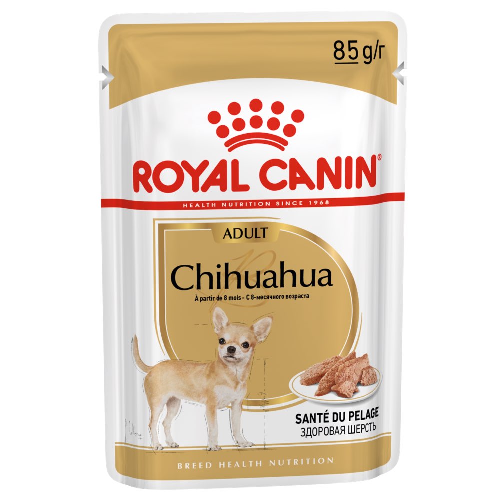 Royal Canin Chihuahua Adult Pouch Dog Food 85g x 12