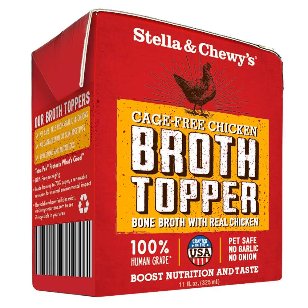 Stella & Chewy??s Cage-Free Chicken Broth Topper For Dogs 11oz