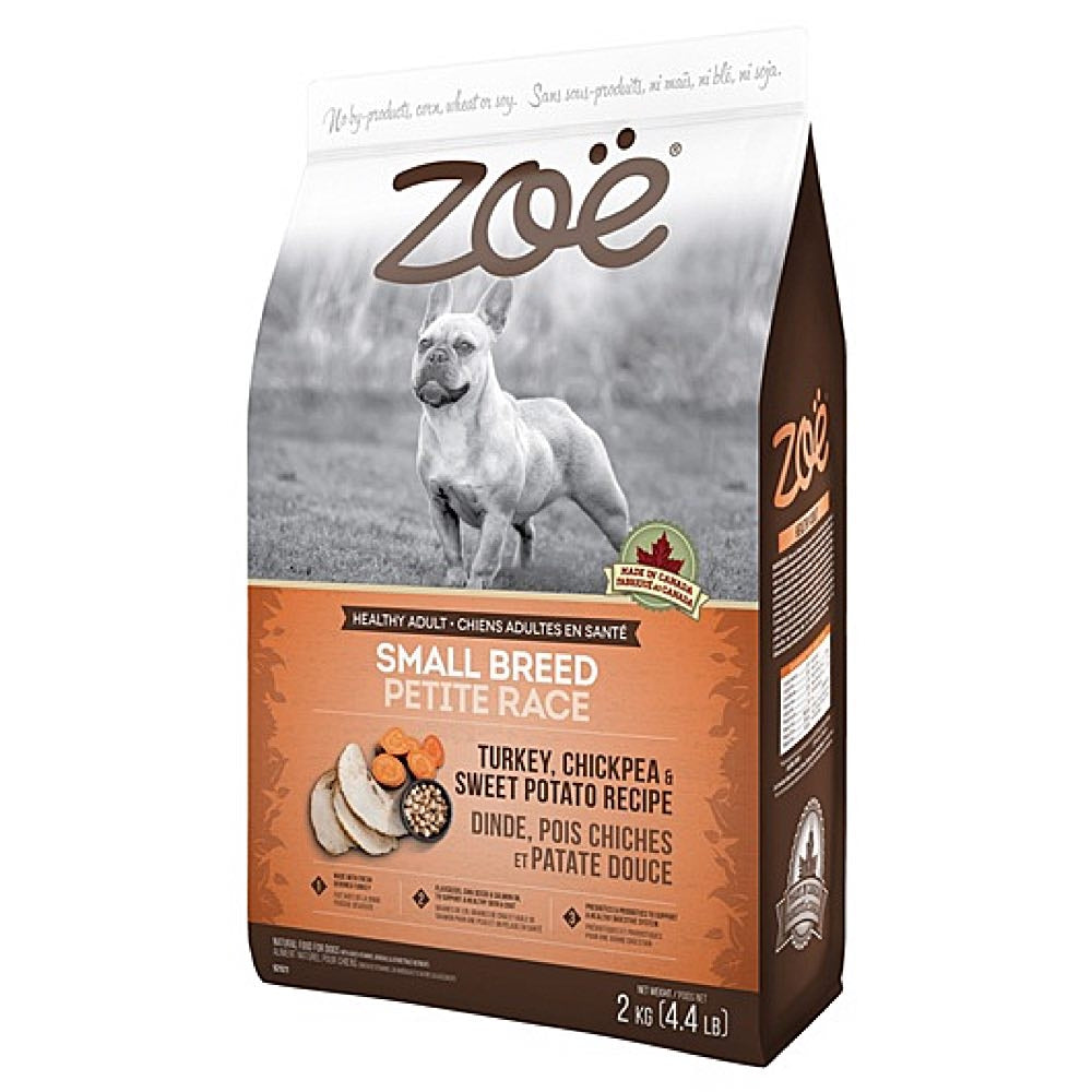 "Zoe Turkey, Chickpea & Sweet Potato Recipe Small Breed Dry Dog Food 2kg"