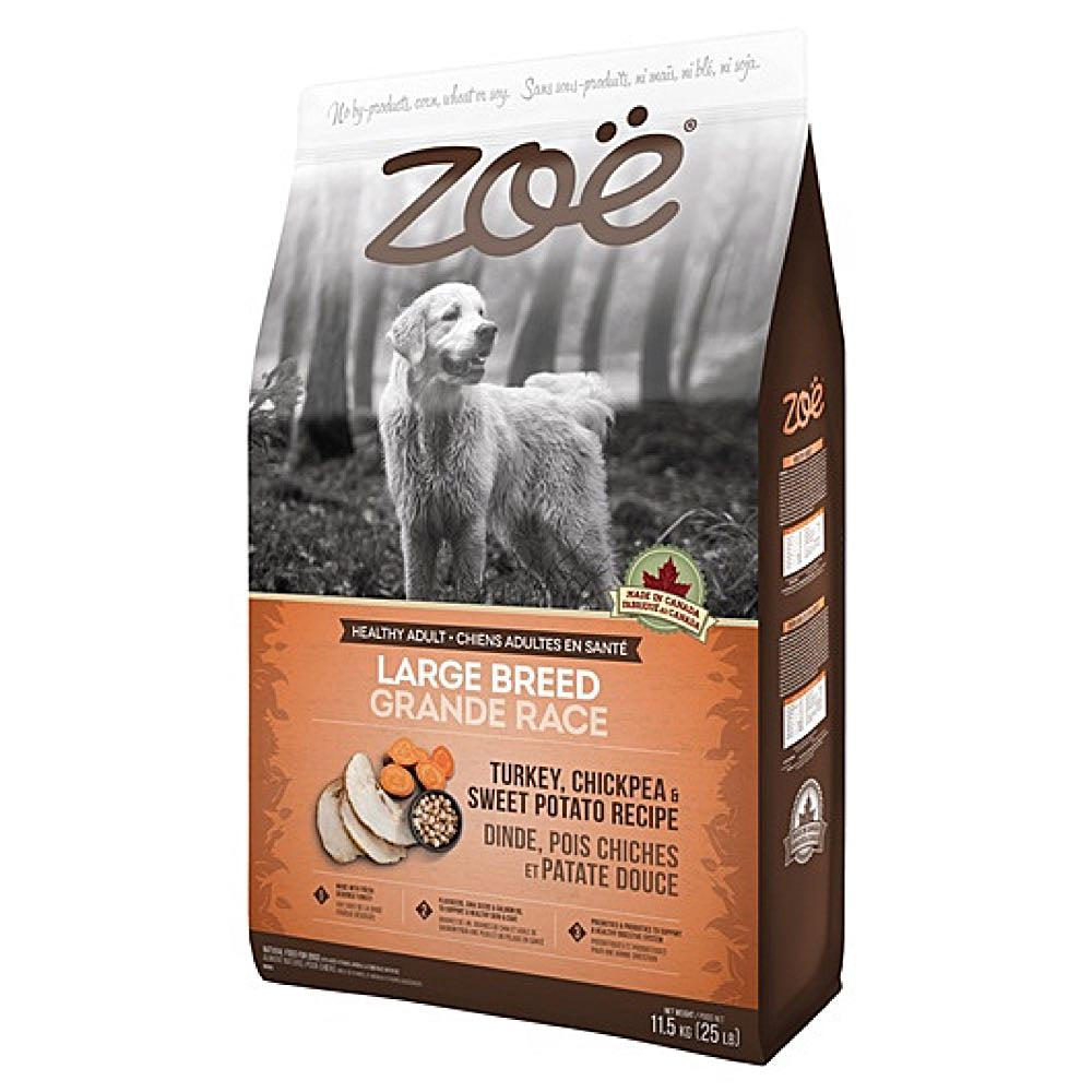 "Zoe Turkey, Chickpea & Sweet Potato Recipe Large Breed Dry Dog Food 11.5kg"